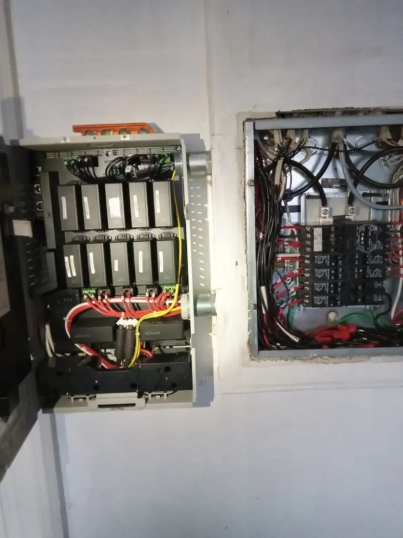 Electrical panel upgrade completed for Indoor Lighting Installation in Lamar